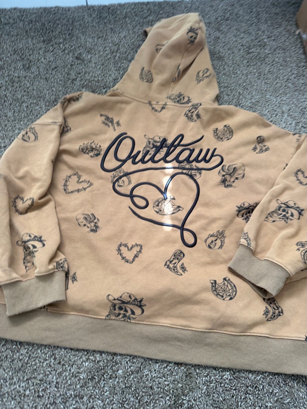 Hell Babes Outlaw Hoodie Oversized